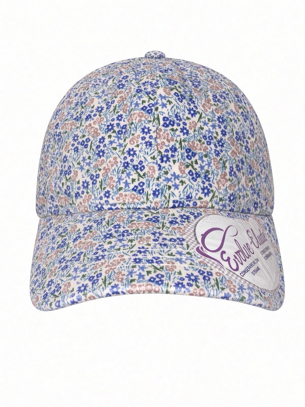 NWT Infinity Her Cream Floral Ponytail Baseball Cap Elude Evolve OSFMW